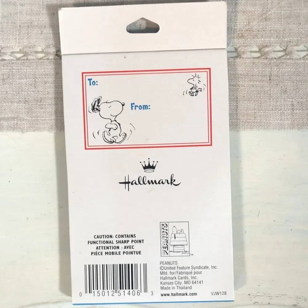 Hallmark Snoopy and Woodstock Pin Pairs NEW on Card! 8 Sets - Great for Parties